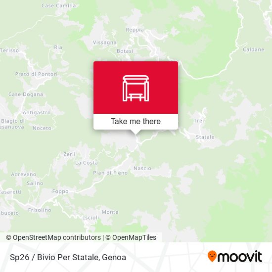 Sp26 / Bivio Per Statale map