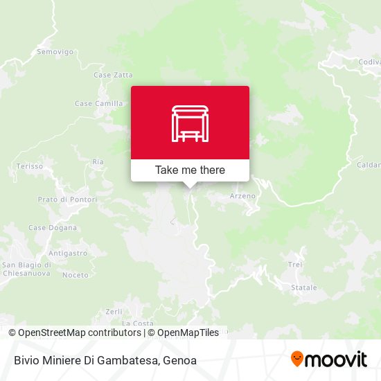 Bivio Miniere Di Gambatesa map