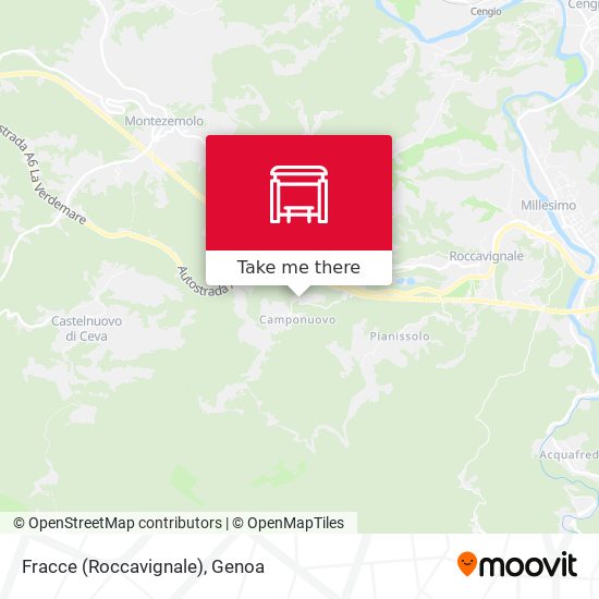Fracce (Roccavignale) map