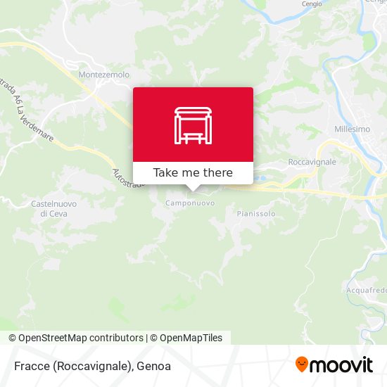 Fracce (Roccavignale) map