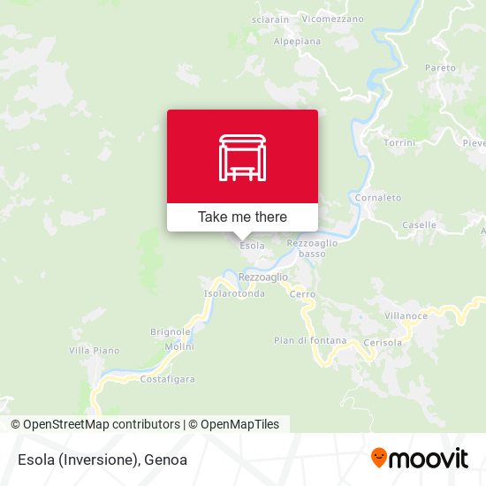 Esola (Inversione) map