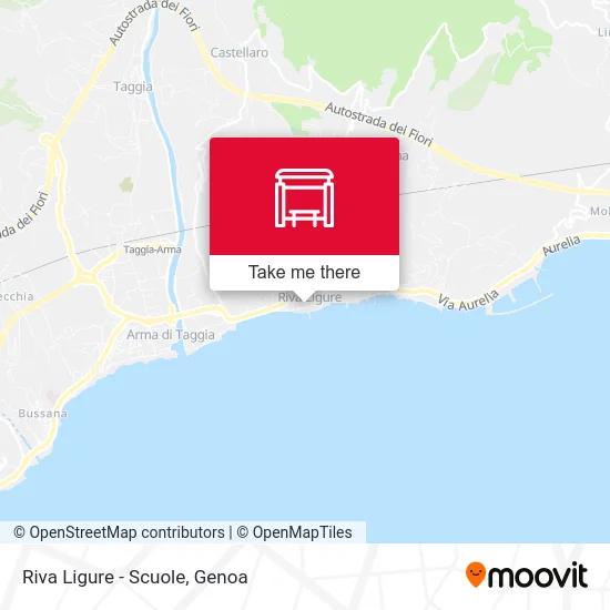 Riva Ligure - Schools map