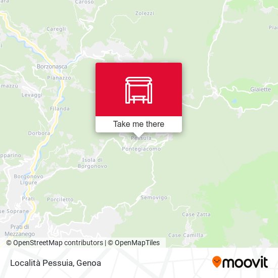 Località Pessuia map