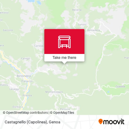 Castagnello (Capolinea) map