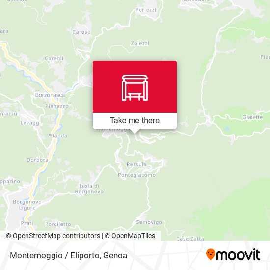 Montemoggio / Eliporto map