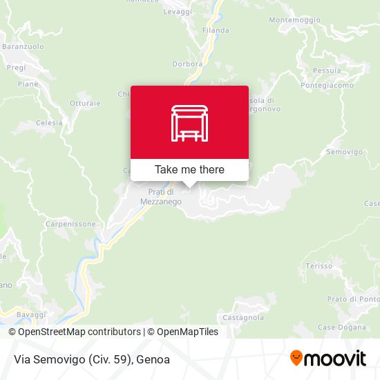 Via Semovigo (Civ. 59) map