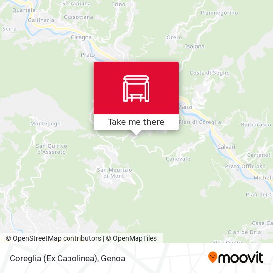 Coreglia (Ex Capolinea) map