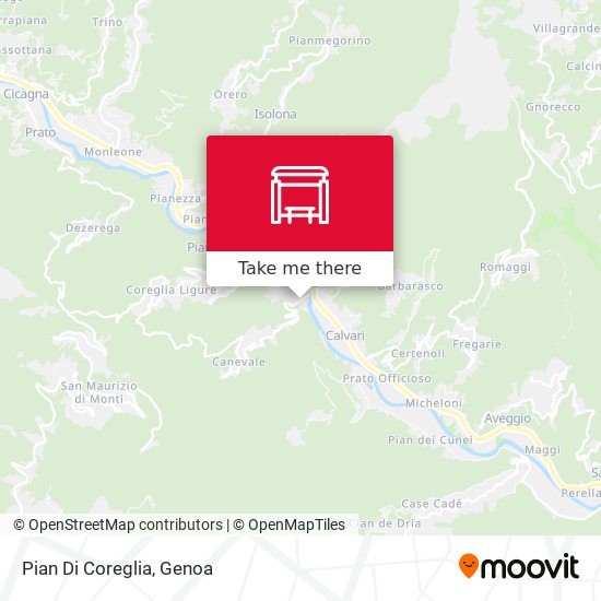 Pian Di Coreglia map