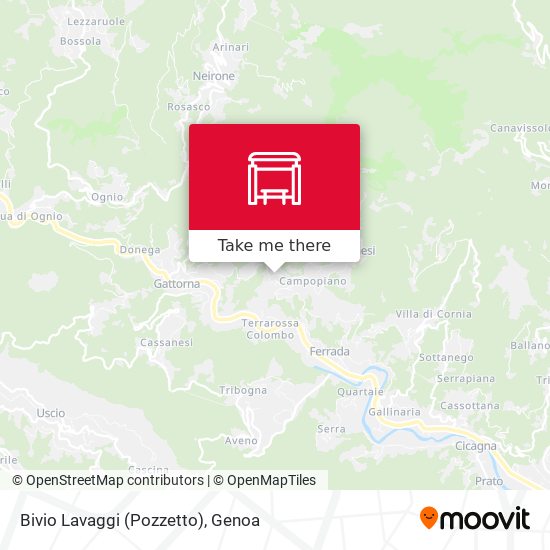 Bivio Lavaggi (Pozzetto) map
