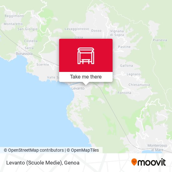 Levanto (Scuole Medie) map