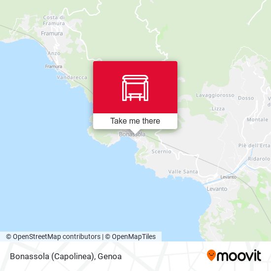 Bonassola (Capolinea) map