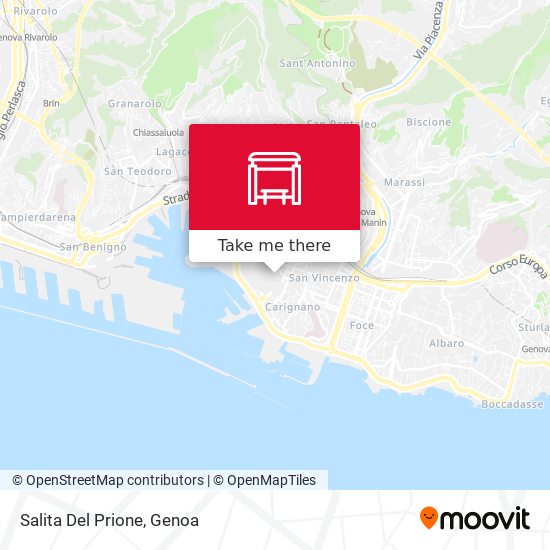 Salita Del Prione map
