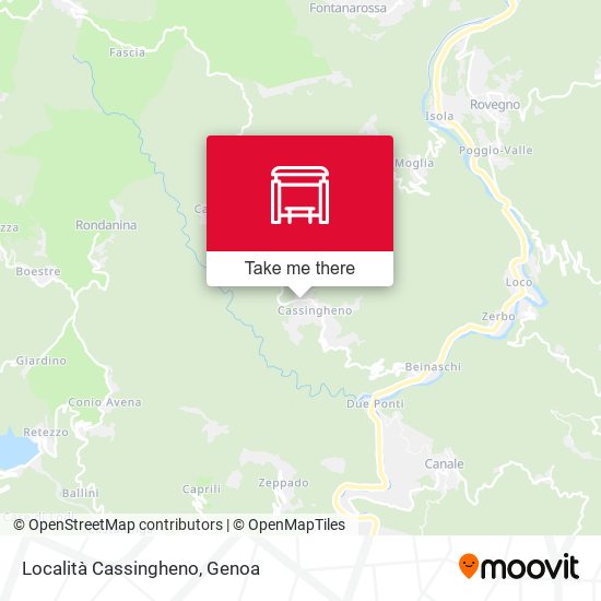 Località Cassingheno map