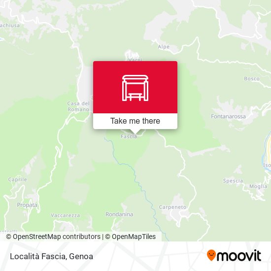 Località Fascia map