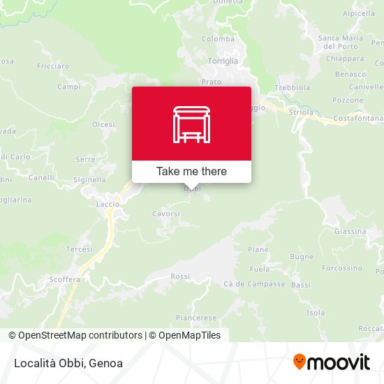 Località Obbi map