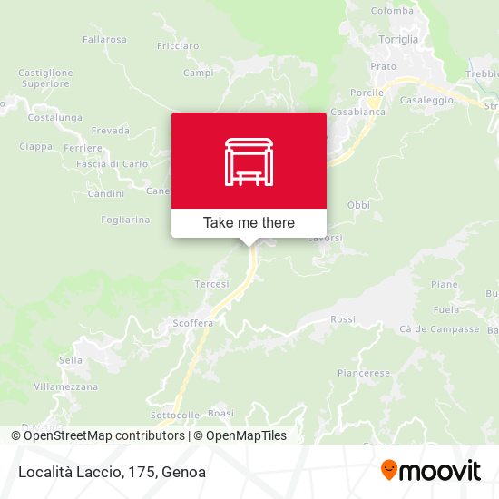 Località Laccio, 175 map