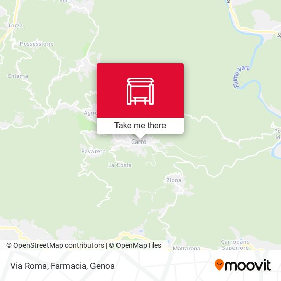 Via Roma, Farmacia map