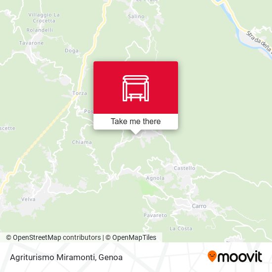 Agriturismo Miramonti map
