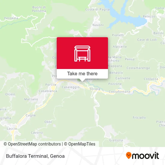 Buffalora Terminal map