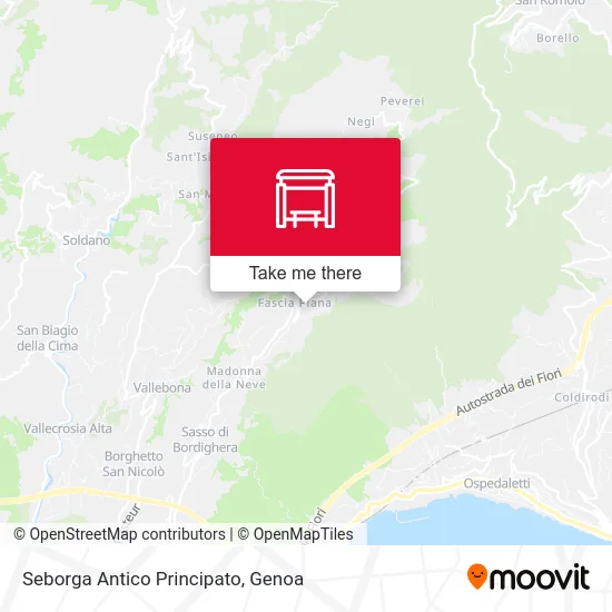 Seborga Ancient Principality map