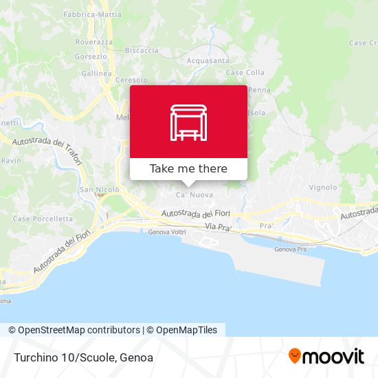 Turchino 10/Scuole map