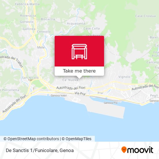 De Sanctis 1/Funicolare map