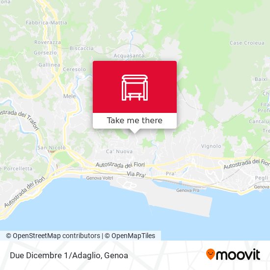 Due Dicembre 1/Adaglio map