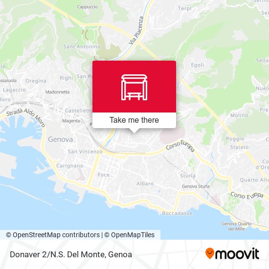 Donaver 2/N.S. Del Monte map