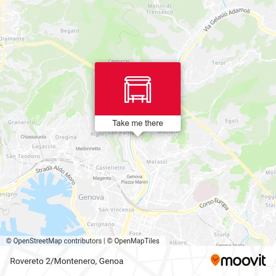 Rovereto 2/Montenero map