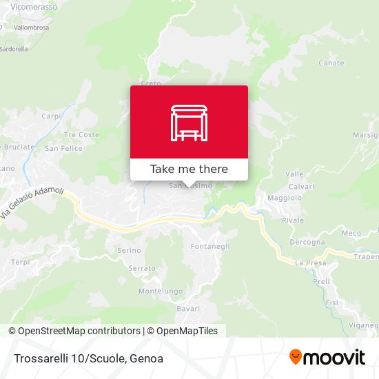Trossarelli 10/Scuole map