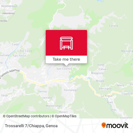 Trossarelli 7/Chiappa map