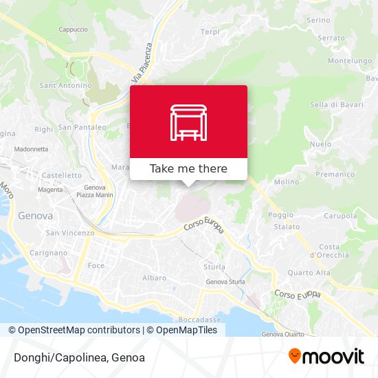 Donghi/Capolinea map