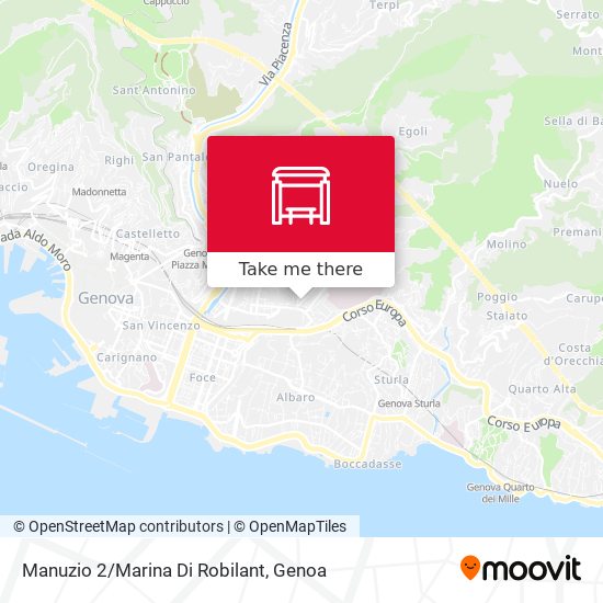 Manuzio 2/Marina Di Robilant map