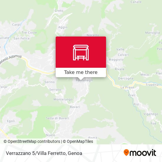 Verrazzano 5/Villa Ferretto map