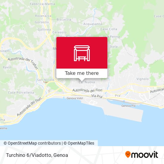 Turchino 6/Viadotto map