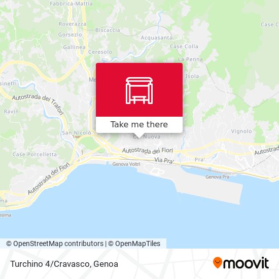 Turchino 4/Cravasco map