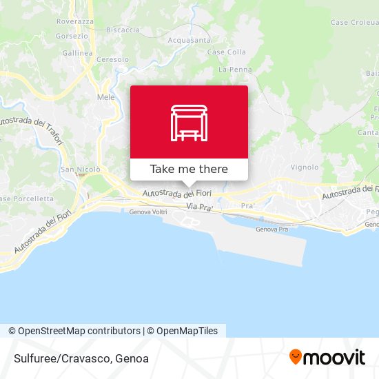 Sulfuree/Cravasco map
