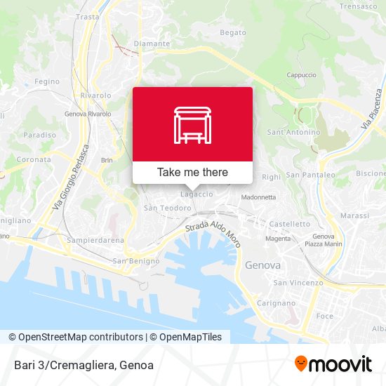 Bari 3/Cremagliera map