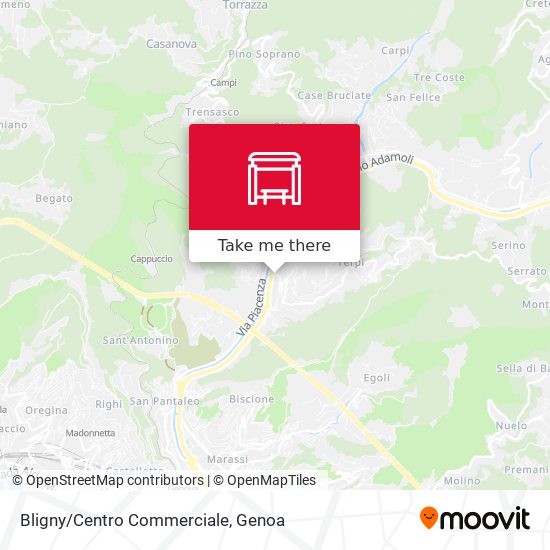Bligny/Centro Commerciale map