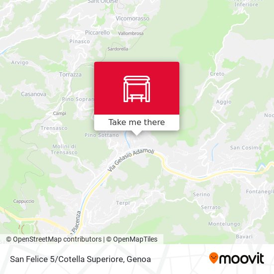 San Felice 5/Cotella Superiore map