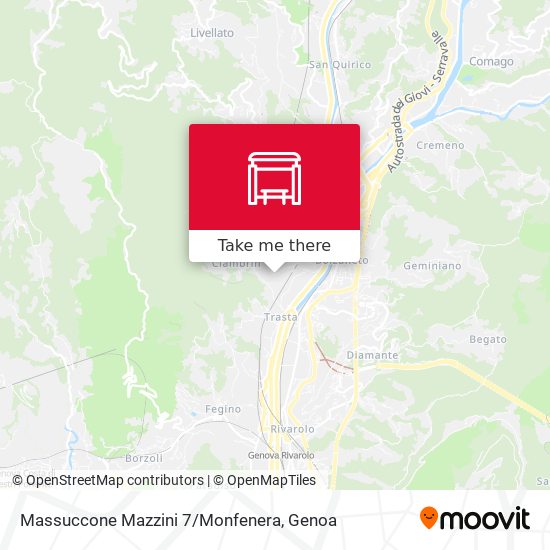 Massuccone Mazzini 7/Monfenera map