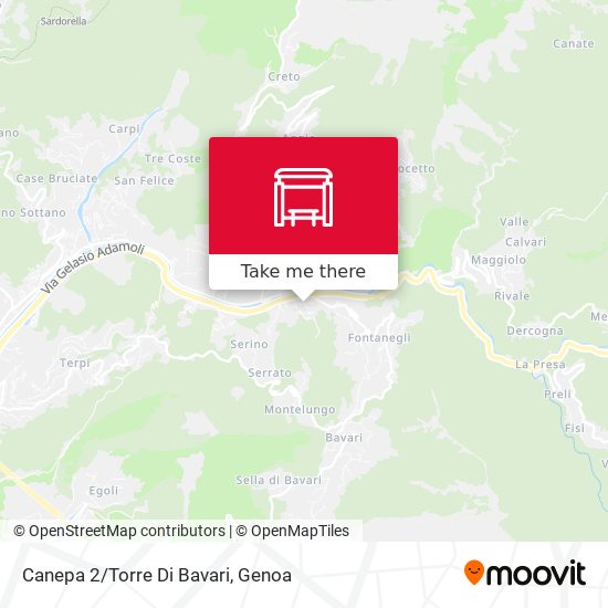 Canepa 2/Torre Di Bavari map