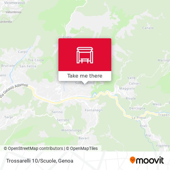 Trossarelli 10/Scuole map