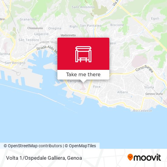 Volta 1/Ospedale Galliera map