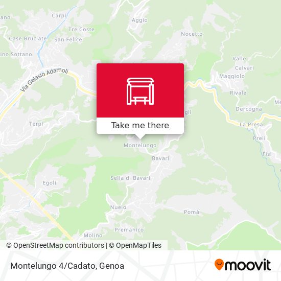Montelungo 4/Cadato map