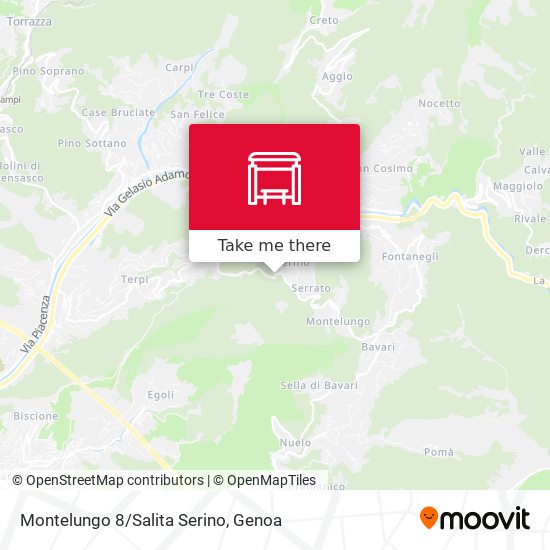Montelungo 8/Salita Serino map