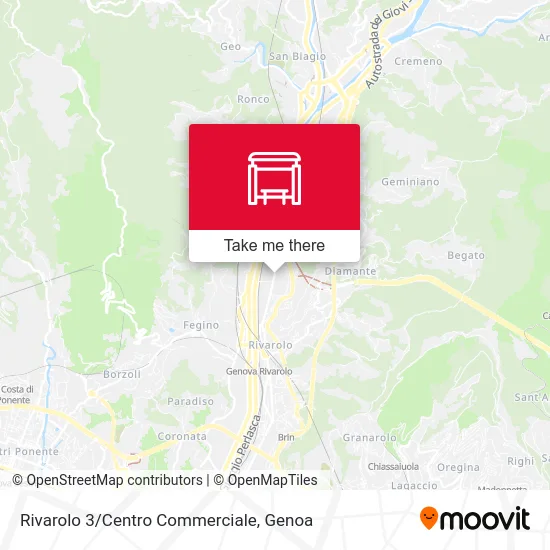 Rivarolo 3/Shopping Center map
