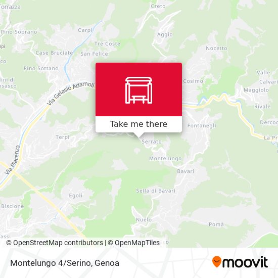 Montelungo 4/Serino map