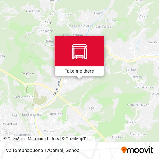 Valfontanabuona 1/Campi map
