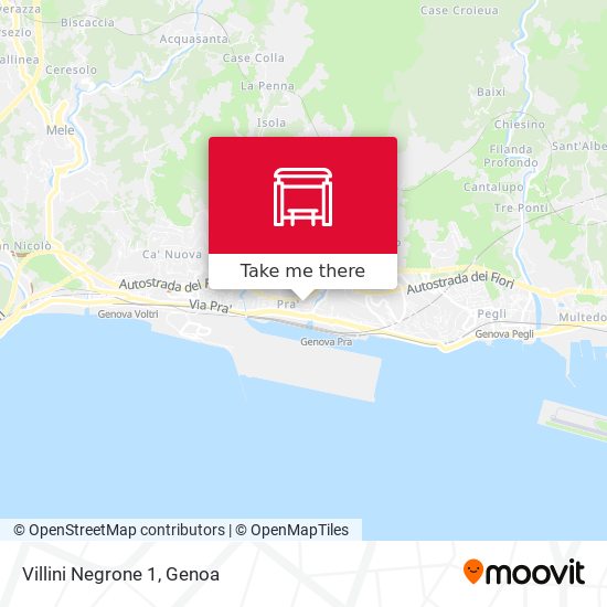 Villini Negrone 1 map